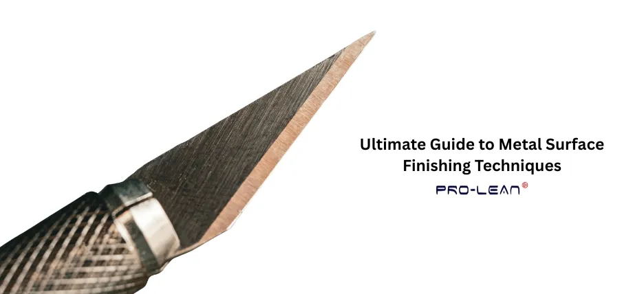 A sharp metal blade with a visible brushed finish on the surface and a polished cutting edge.