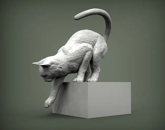 a 3d printed cat