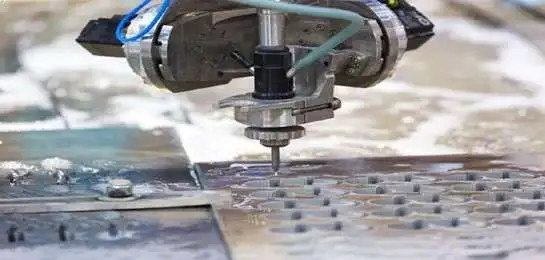 Water-jet cutting operation