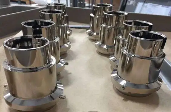 large passivated stainless steel containers