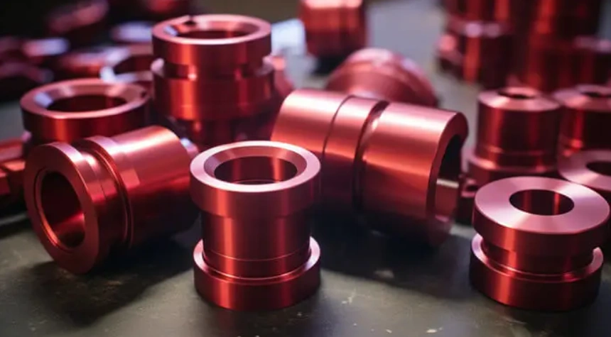Small batch production of CNC turned aluminum components