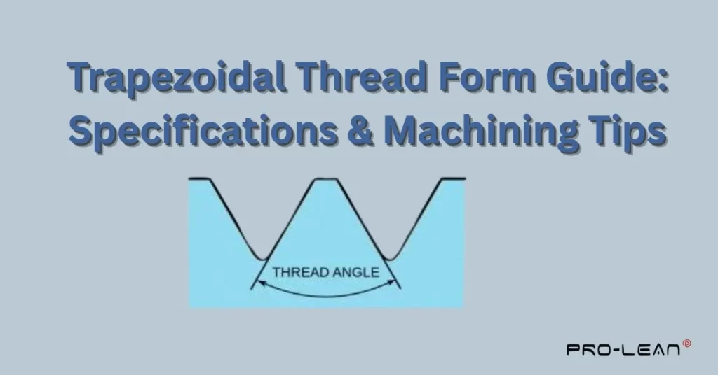 Trapezoidal Thread Form Guide: Specifications & Machining Tips
