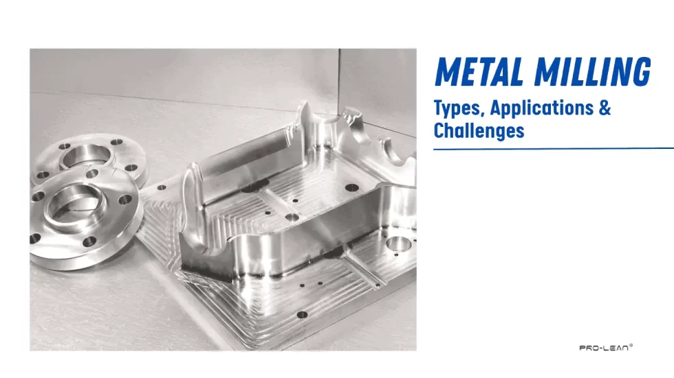 Finished metal parts after milling.