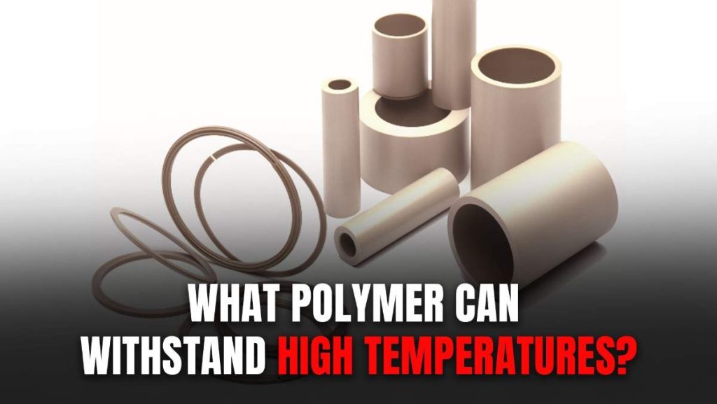 Various cream-colored polymer tubes, cylinders, and brown rings.