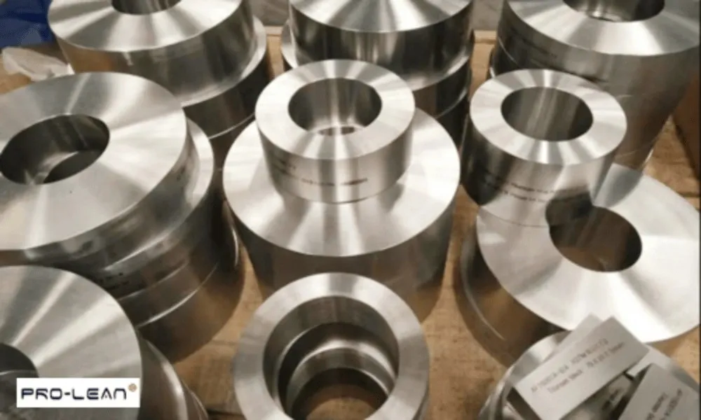 Collection of machined superalloy parts, showcasing their strength and precision.