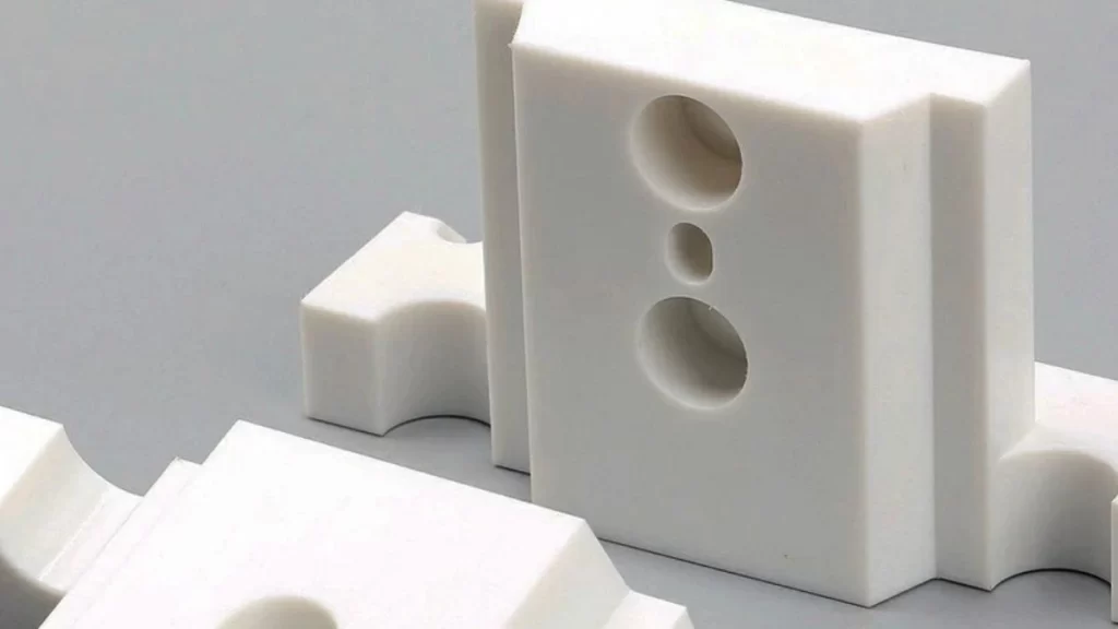 PET plastic part showing its sturdy and lightweight design.