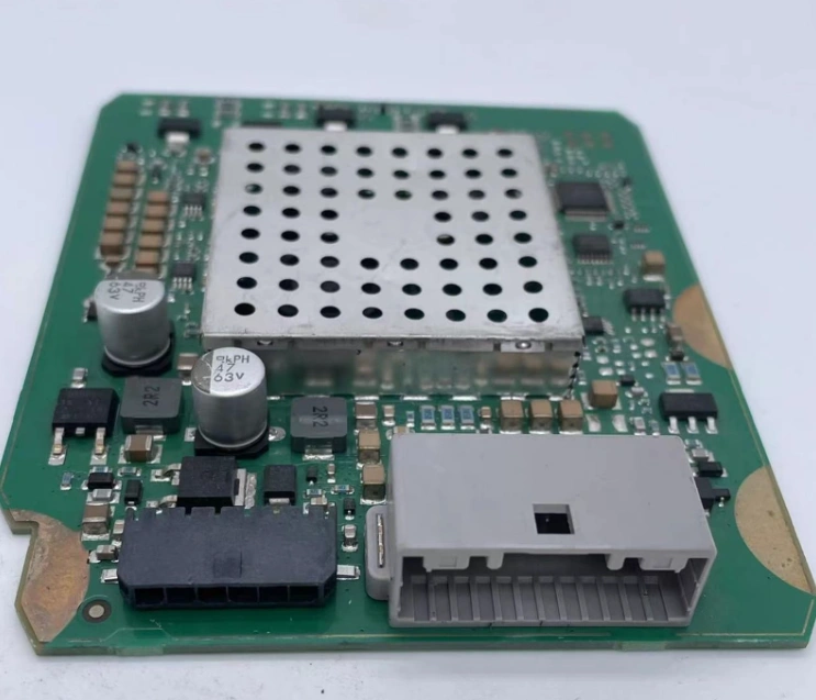 An image of a PCB for an adaptive headlight with laser-cut edges