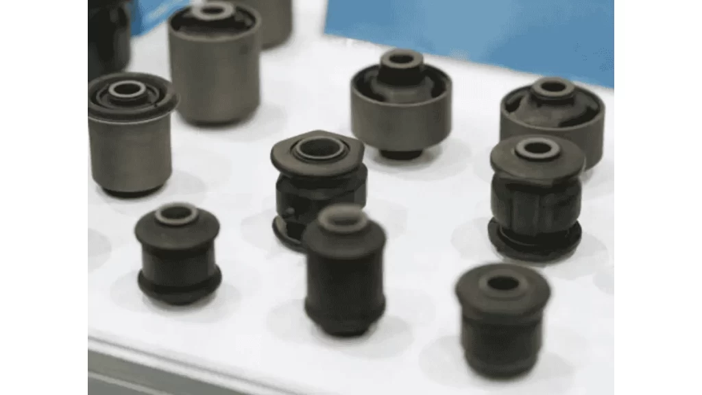 An image showing different molded items of TPR material