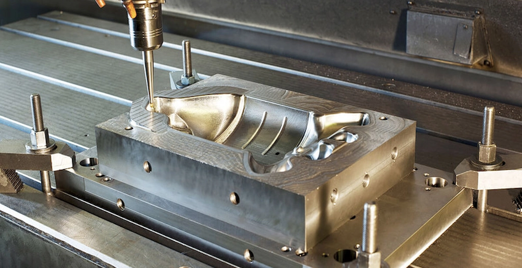 CNC machining of die for aluminum die casting
