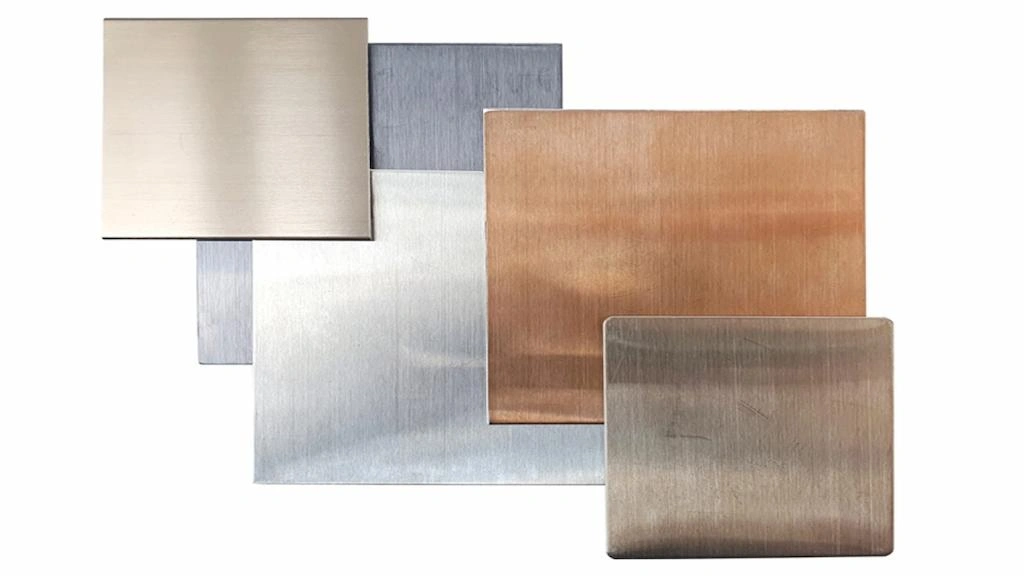 Sheet samples of various materials for AC fabrication