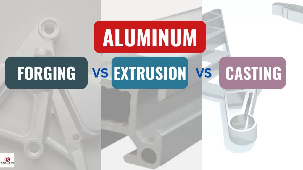 Aluminum Forging vs Extrusion​ vs Casting: A Thorough Guide