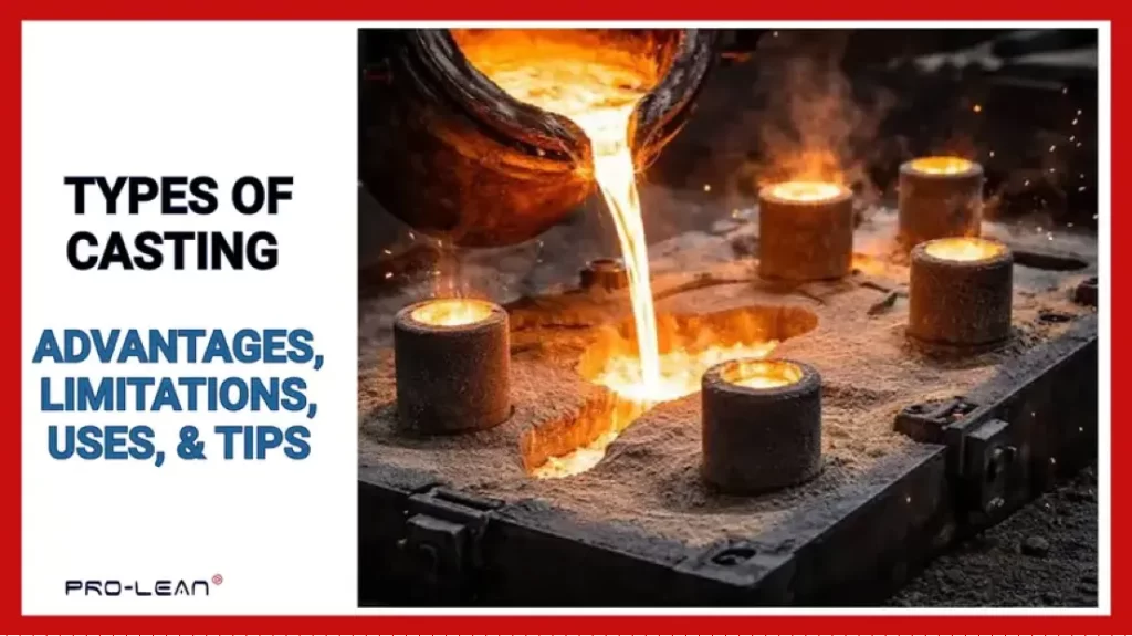 Types of Casting: Advantages, Limitations, Uses, & Tips